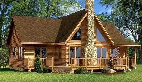 One Story Rustic House Plan Design Alpine Lodge