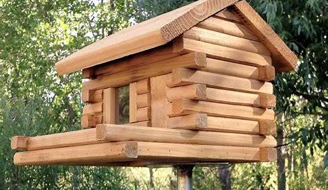 Exclusive Large Wooden Bird Table House Bird Feeder & Feeding House