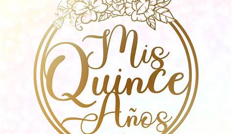 Quinceanera 축하를 위한 Mis Xv Anos 레터링 | 프리미엄 벡터