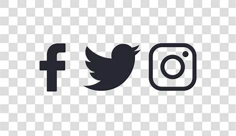 Social Media Png Image - Vector Social Media Icons Png Clipart - Full