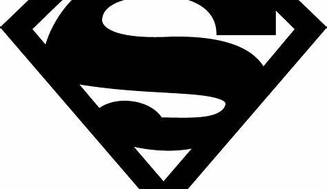 Black And White Superman Logo PNG High-Quality Image | PNG Arts