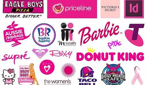 Exemplos de logotipos rosa: inspire-se com logotipos rosa | Turbologo
