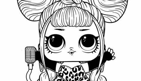 LOL Surprise dolls coloring page Series 1 Diva | Baby coloring pages