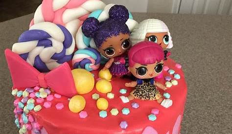 LOL Doll Birthday Cake | Doll birthday cake, Funny birthday cakes, 7th