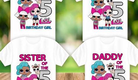 Free 275 Surprise Doll Lol Birthday Shirt Svg SVG PNG EPS DXF File