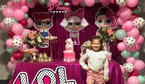 LOL Surprise Dolls Backdrop And LOL Surprise Dolls Balloon Arch | 7th
