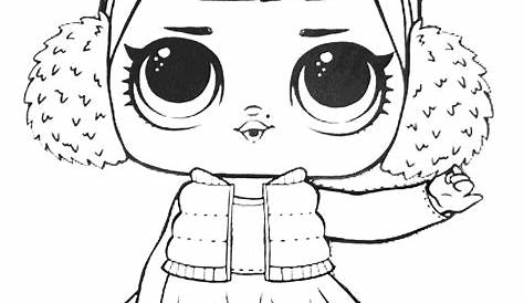 Funny LOL Surprise Doll Coloring Pages - Free Printable Coloring Pages