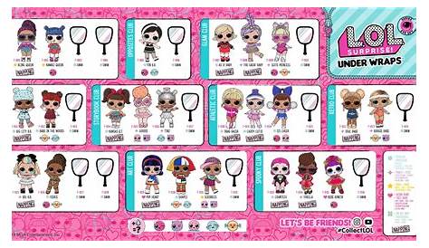 LOL Surprise Series 4 Eye Spy Dolls Tots Wave 2 Collector Guide List