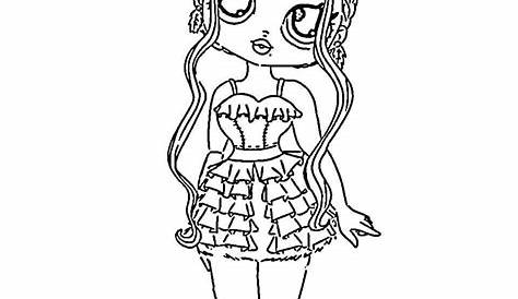 Lol Surprise Omg Dolls Coloring Pages Printable