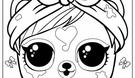 LOL Surprise Dolls Coloring Pages – Free Printable Coloring Page
