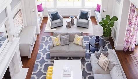 LAYOUTS - RECTANGULAR SITTING ROOMS Large Living Room Layout, Long