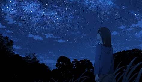 [11+] Anime Night Sky Gif - Anime WP List
