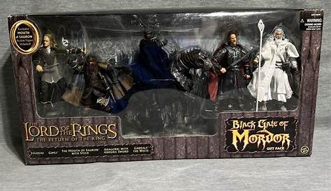 Lord Of The Rings Black Gate Of Mordor Gift Pack 5 3 Figurky A