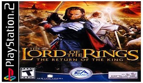 THE LORD OF THE RINGS THE RETURN OF THE KING - PS2 - 7344535529