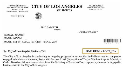 How to run a business license search in the City of Los Angeles