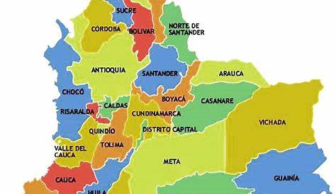 View Mapa Politico De Colombia Con Sus Departamentos Y Capitales | The