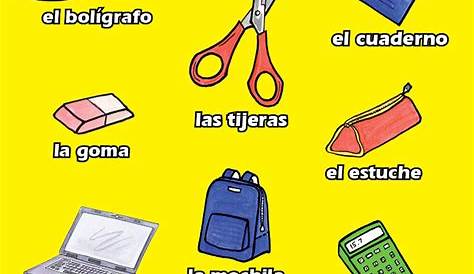 Objetos de clase - Palabras en español | Vocabulario