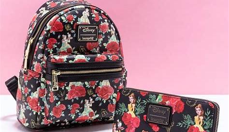 Loungefly Disney Beauty And The Beast Belle Roses Mini Backpack Falling