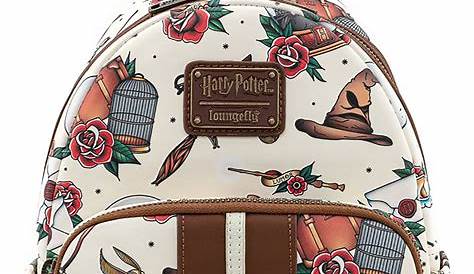 Buy Loungefly: Harry Potter - Relics Tattoo Print Backpack at Mighty Ape NZ