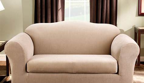 Serta 100% Cotton Duck Relaxed-Fit Furniture Slipcovers, Box Cushion