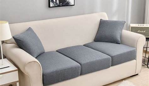 Stretch Piqué 2 Seat Individual Cushion Sofa Covers | Loveseat