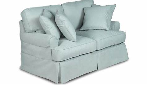Sure Fit Stretch Suede T-Cushion Two Piece Loveseat Slipcover - Walmart