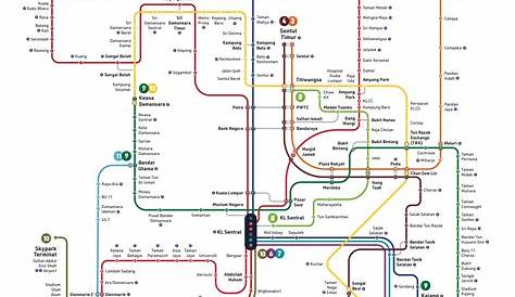 KL Sentral Station Maps (Transit Route, Station Map & Floor Directory)