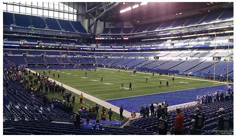 Lucas Oil Stadium Section 105 Indianapolis Colts