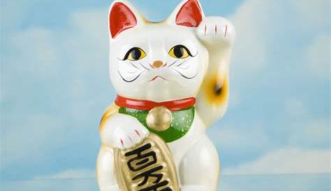 Feng Shui Ceramic Lucky Cat (Black) | House of Japan