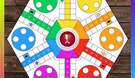 Six players ludo games board design 13139655 Vector Art at Vecteezy