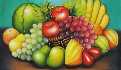 79+ Aksesoris Contoh Lukisan Buah-buahan Dalam Bakul, Gambar Lukisan