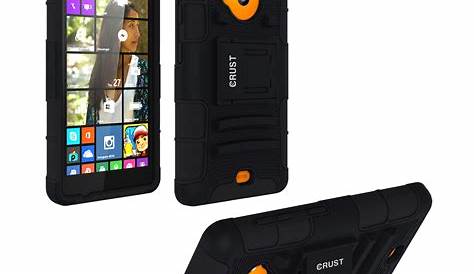 Nokia Lumia 535 - Stylish Heavy Duty Hard Back Armor Shock Proof Case