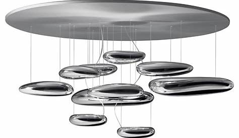 Luminaires Artemide Design Plafonnier Mercury LED Chromé Made In