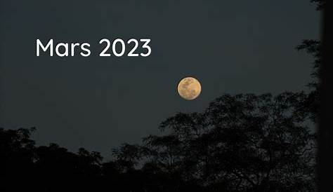 Calendrier lunaire 2023