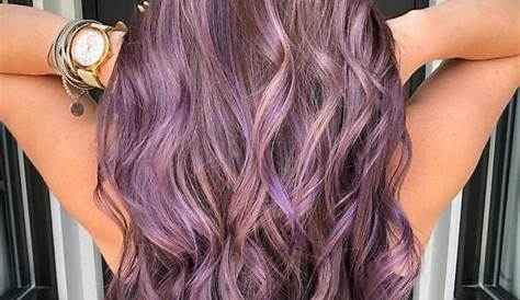 Luscious Lavender: Step Into A Dark Lavender Dress With Rose Gold Nails For A Dreamy Teen Look