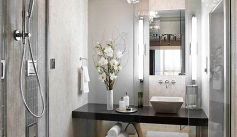 47 Luxurious Small Master Bathroom Design Ideas - ZYHOMY