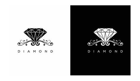 luxury gold diamond logo. creative diamond with crown logo can be used