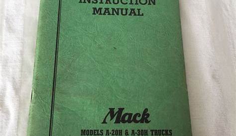 Mack Truck Owners Manual Pdf