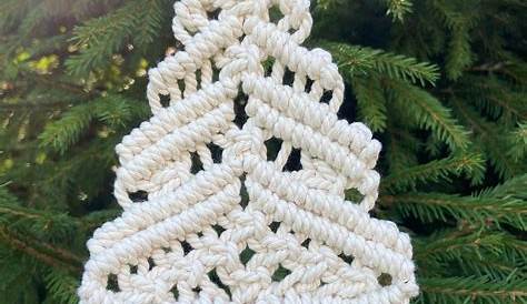 Macrame/macrame Christmas Trees /xmas Decorations Etsy Australia