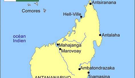 Carte de Madagascar - Plusieurs carte dde l'île et pays en Afrique