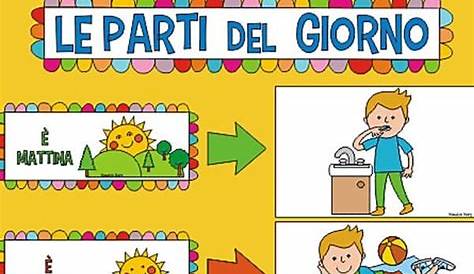 a coloring page with the words la mia giornata and an image of a clock