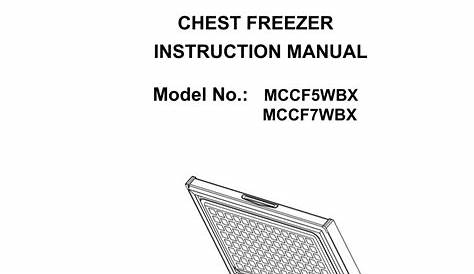 Magic Chef Freezer 5.0 Manual