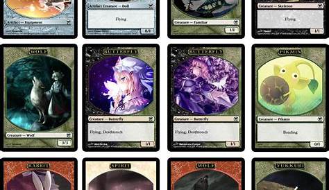 Digital Magic The Gathering TOKEN Template Etsy