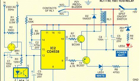 Mains Power Supply Failure Alarm Circuit Design Automatic Power Cut