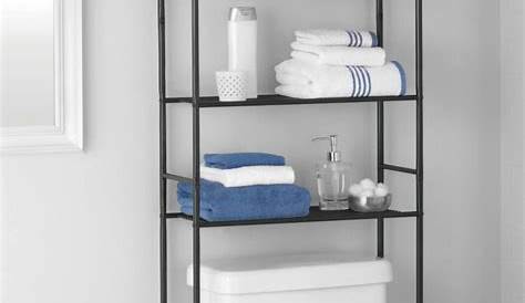 Mainstays 3Shelf Bathroom over the Toilet Space Saver with Liner, Oil