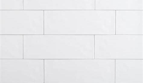 Maiolica White Crackled 3x12, Bright, Ceramic, Trim
