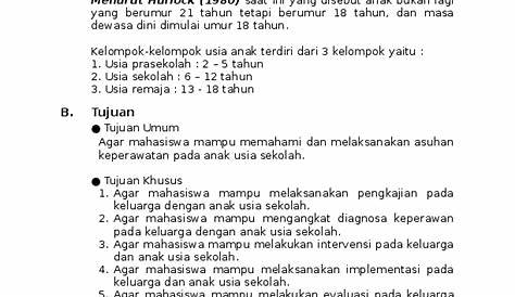 Makalah Perkembangan Anak Usia 6 12 Tahun