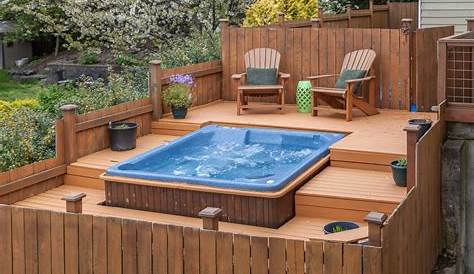 Make A Hot Tub Surround How To With Deck