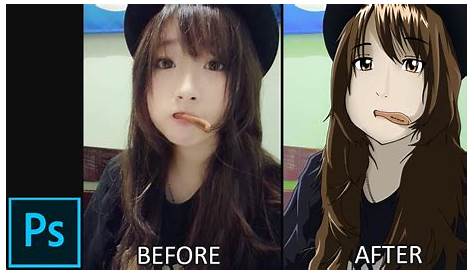 Photo into Anime Style Effect - Anime Effect in Photoshop - Photoshop