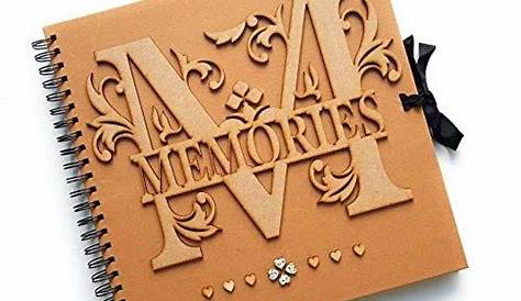 Memories Scrapbook Album - Large 12x12 Rustic Keepsake Memory Book